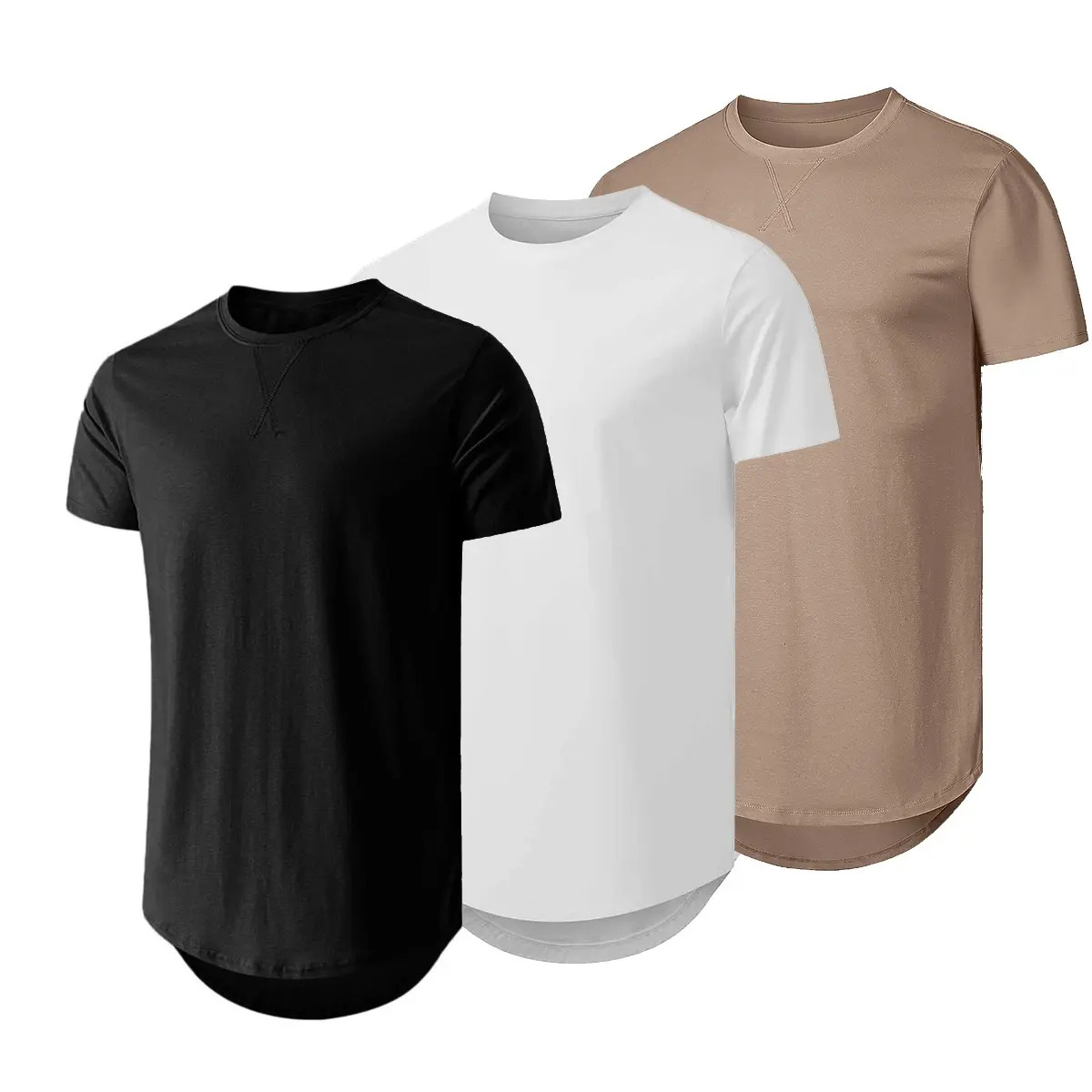 Men's Cotton Hipster Crewneck T-Shirts