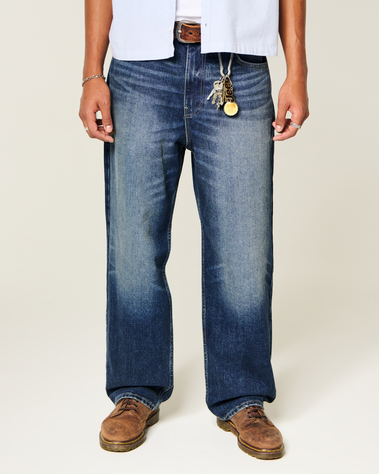 Grey Baggy Jeans