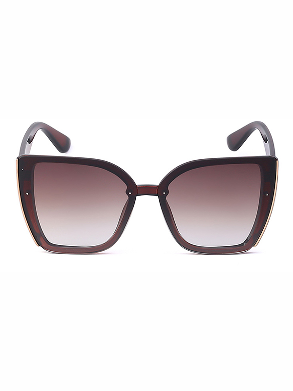Geometric Sun-Protection Sunglasses Accessories