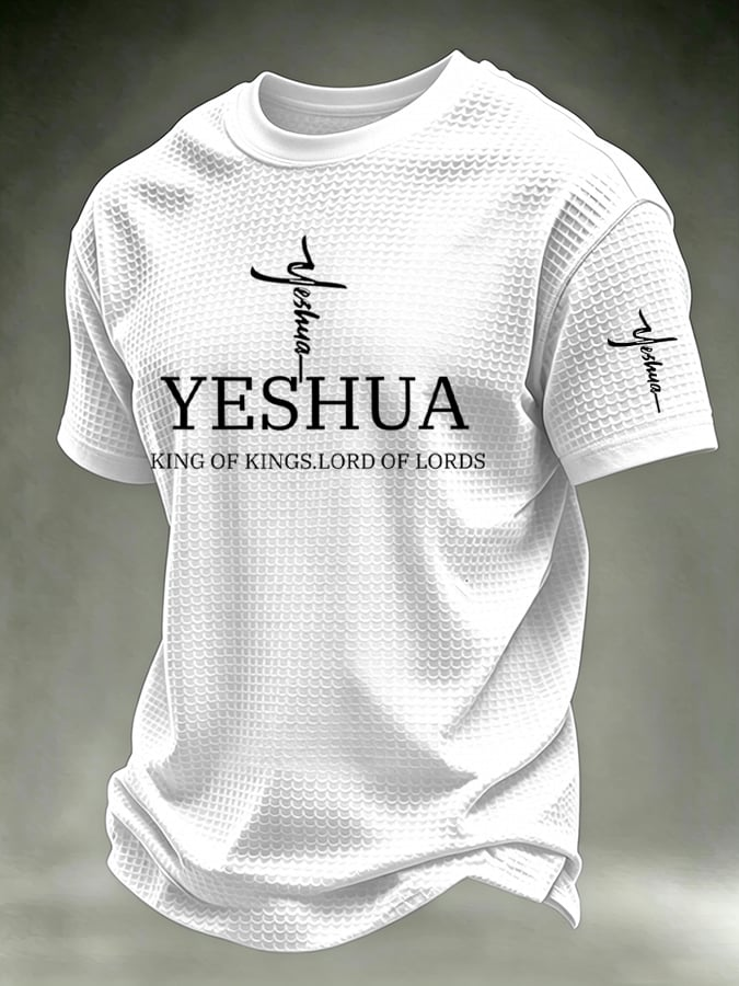 Men's “Faith” waffle knit T-shirts