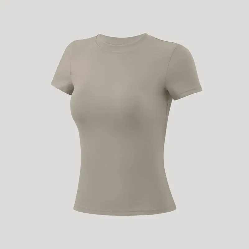 Sports Tee And Long Shirt Round Neck Slim T-shirt