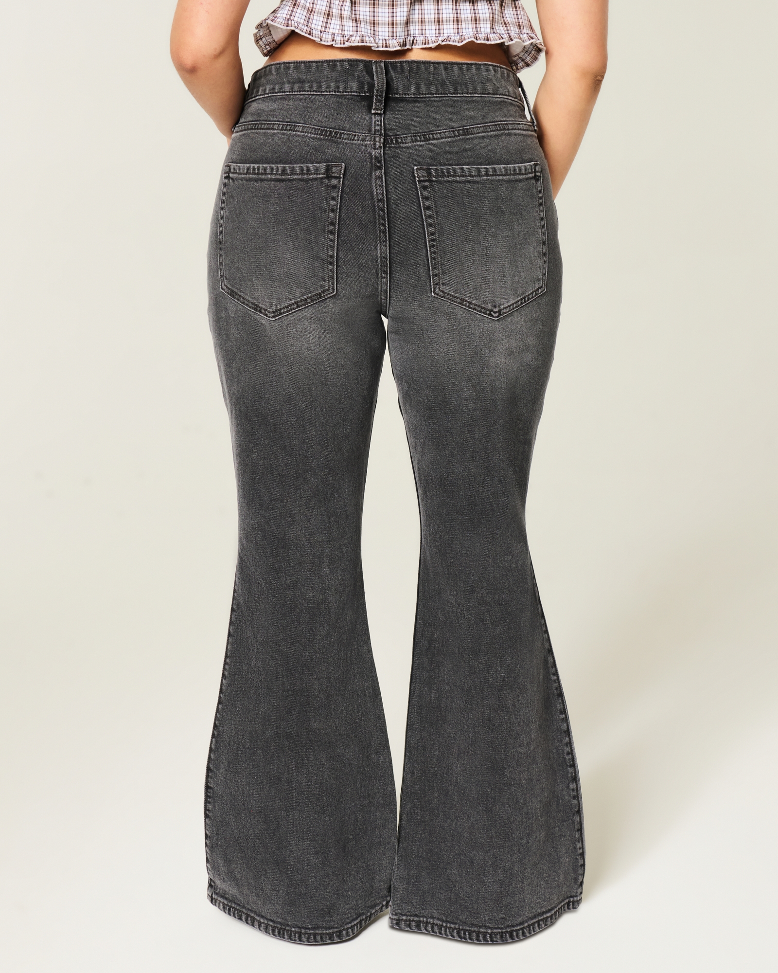 Curvy High-Rise Dark Wash Flare Jeans