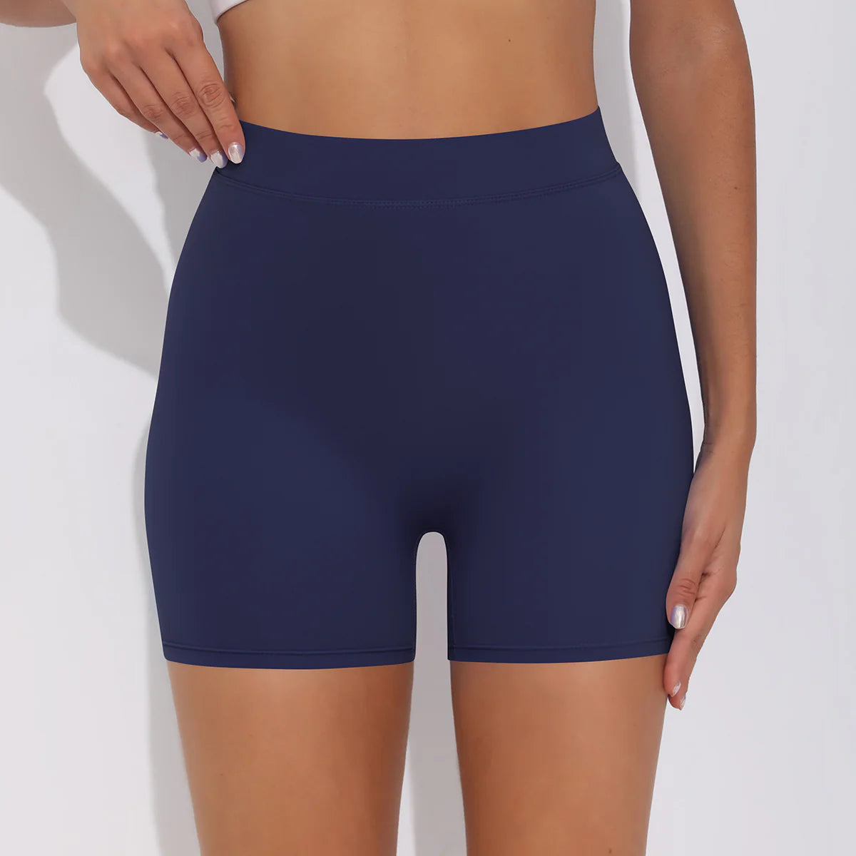 V-back Ruched Shorts