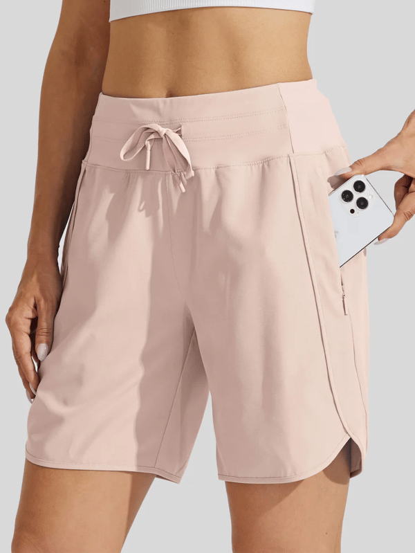 🔥New Arrival 49% OFF🔥Women's Active 7 Inseam Athletic Long Running High Wasistband Shorts
