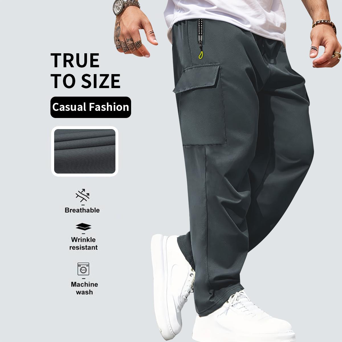 Men's Cargo Pants (with Zipper Pockets)