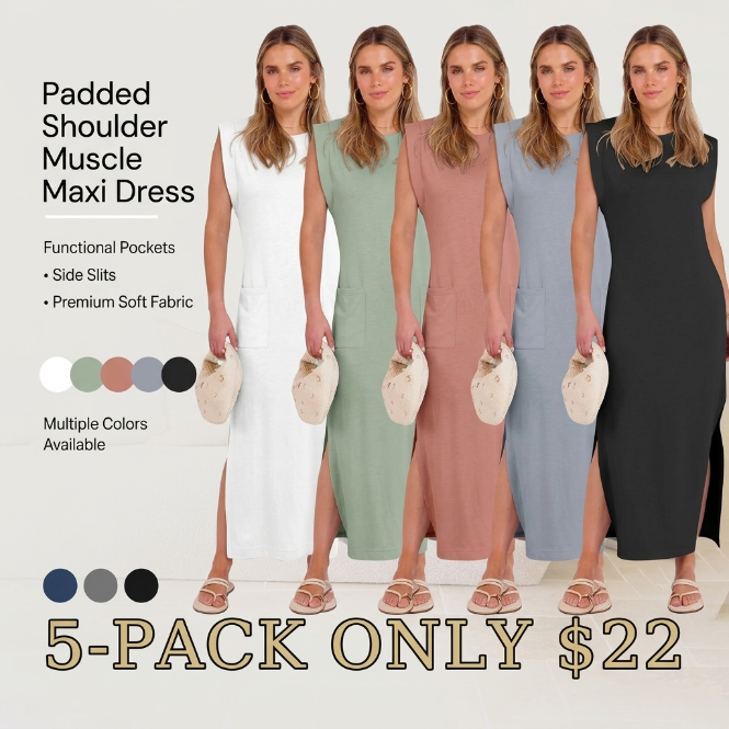 🌸 Summer Wrap Sleeveless Dress – Casual & Comfortable