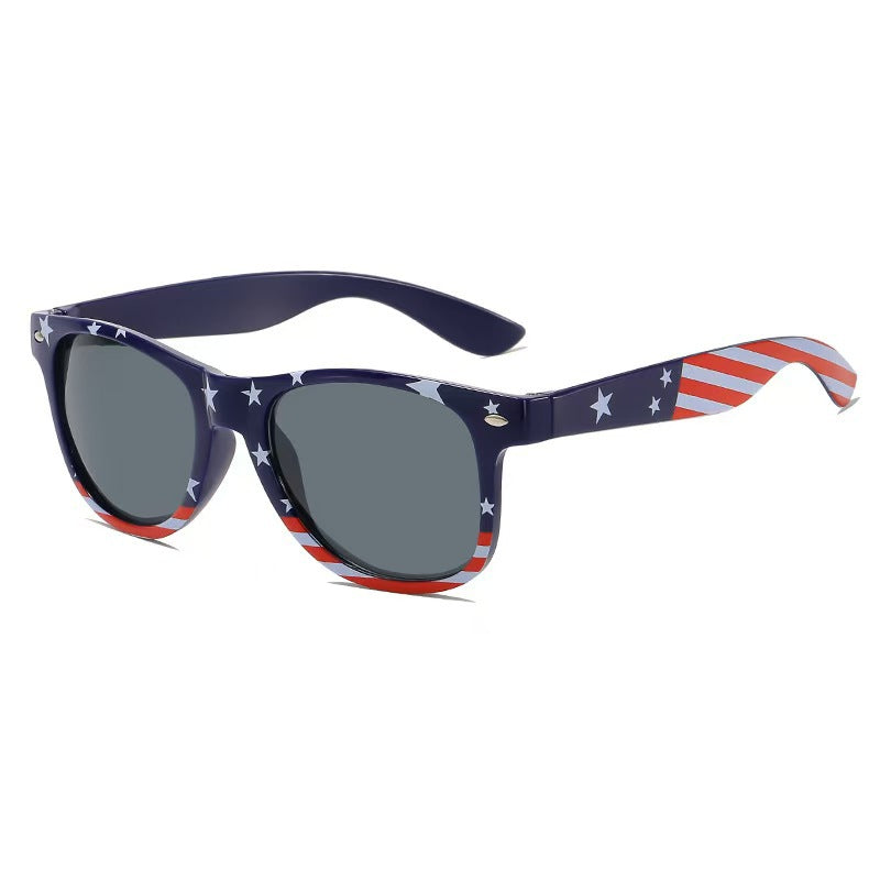 🕶️6 Pairs American Flag Sunglasses, 😎4th of July Decorations Frame Sunglasses for Women Men Teens