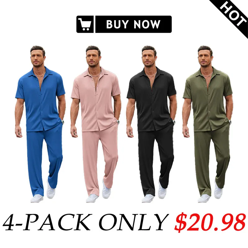 🔥2026 Flash Sale🔥Casual Loose Fit Shirt Sets