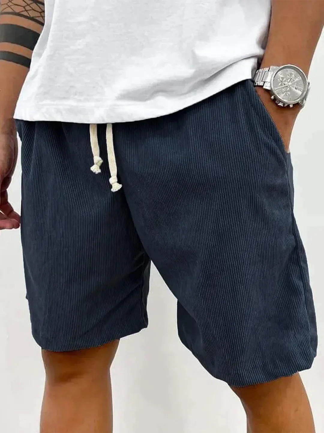 RL Casual Shorts-perfect for sunny strolls, brunch dates, or casual weekend adventures