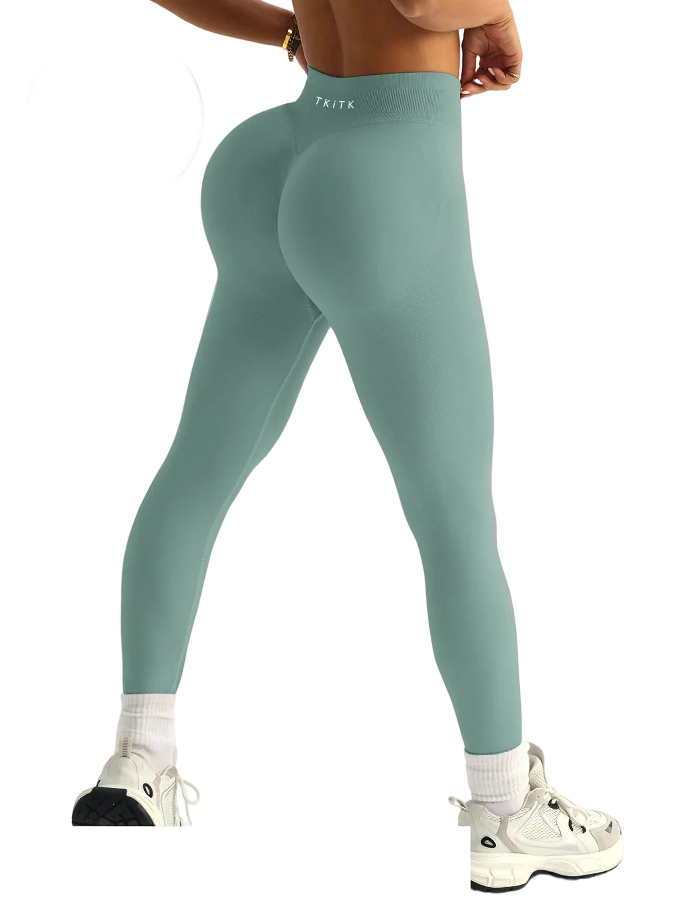 Leggins Deportivos Mujer – Ropa Deportiva Mujer con Cintura Media, Leggings Flexibles, Suaves y Transpirables para Gimnasio, Pilates o Uso Diari