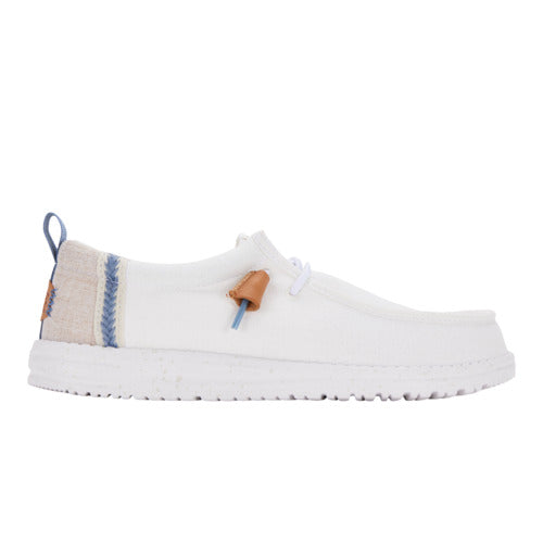 Wally Craft Linen - White/Stone Grey