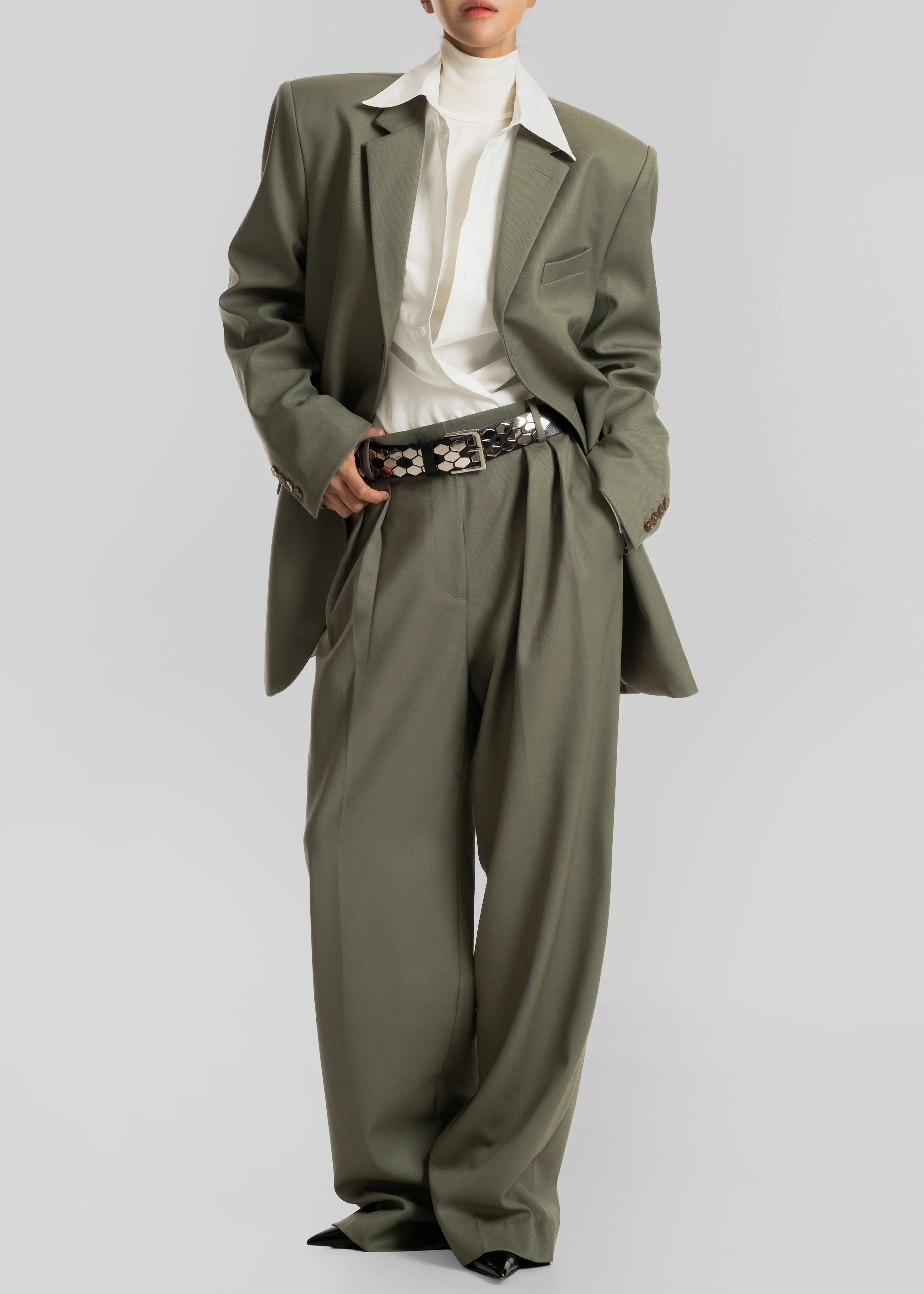 Trosa Blazer - Pale Olive
