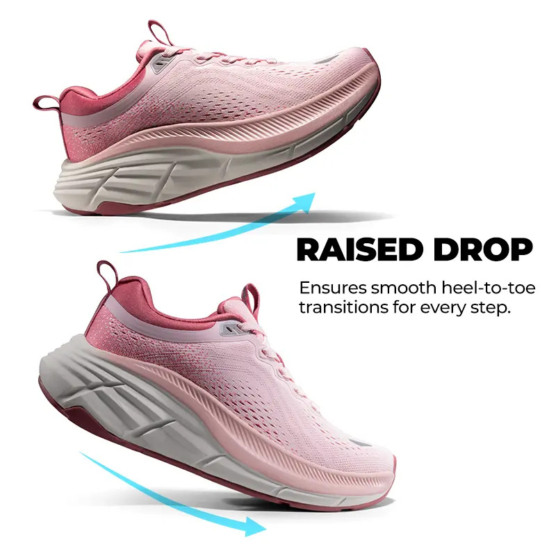 Women's Walking/Running Shoes — Cushioned Comfort, Breathable & Stylish