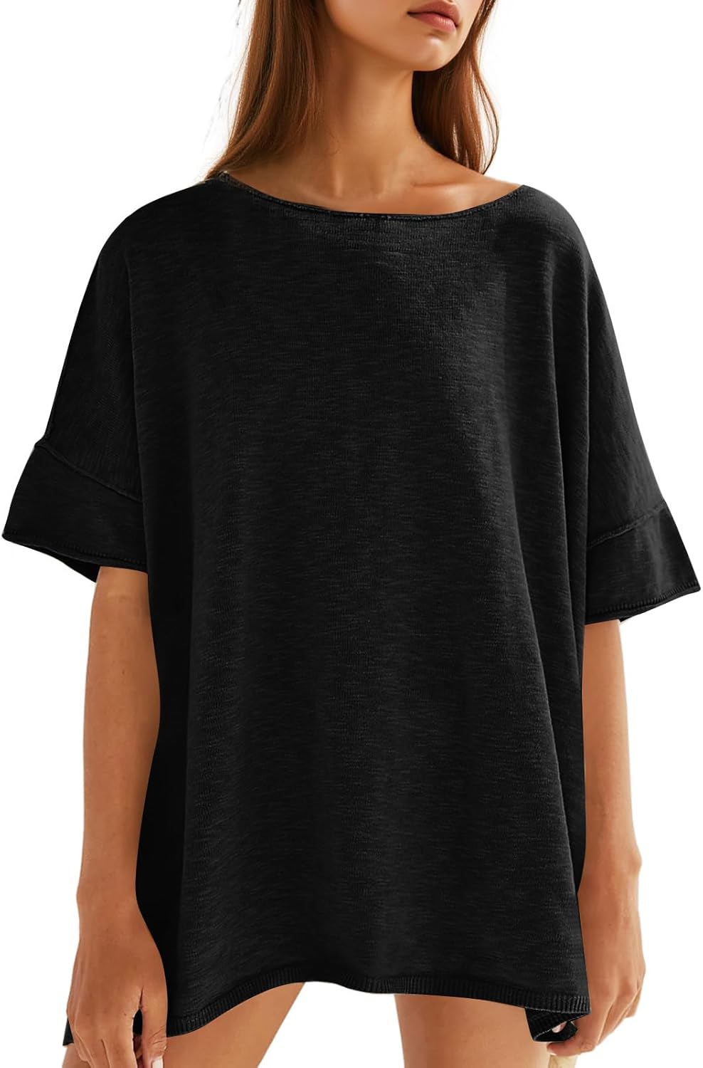 Mother's Day Sale💕Women's Oversized T Shirts-100% Cotton