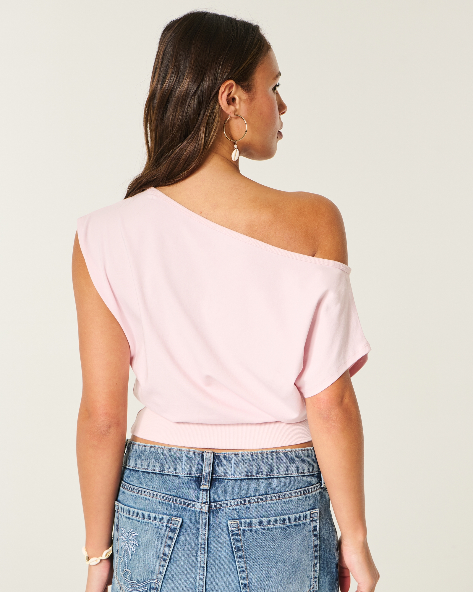 Off-the-Shoulder Banded Top