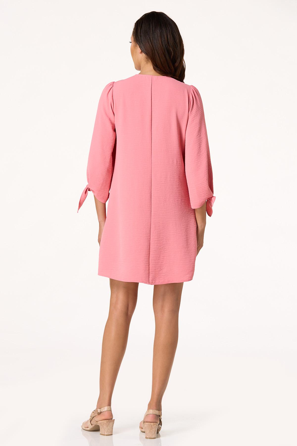 Tie Sleeve Dress