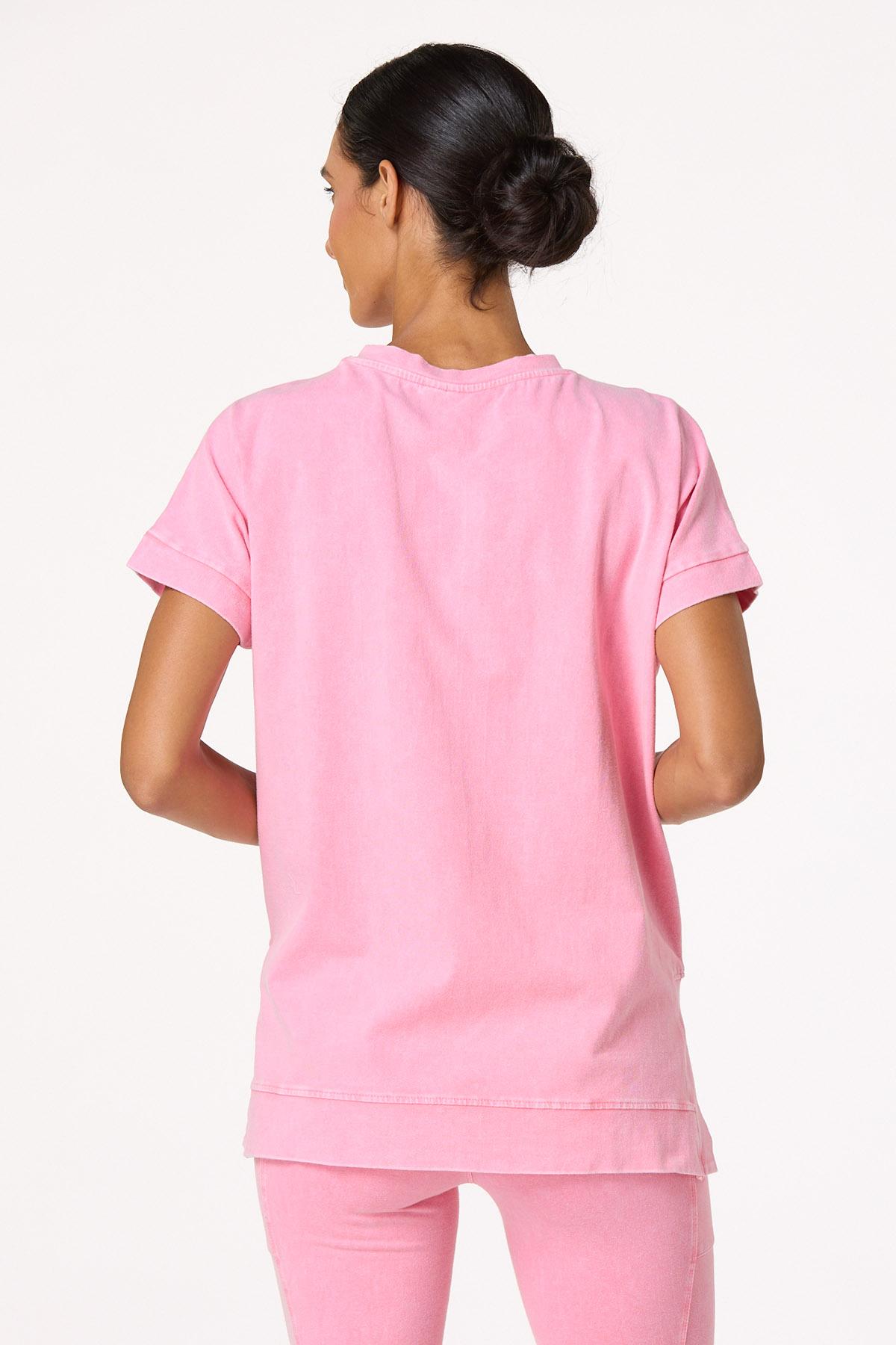 Washed Pink Top