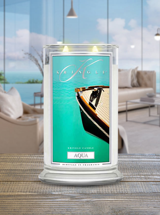 Aqua Large Jar | Soy Candle