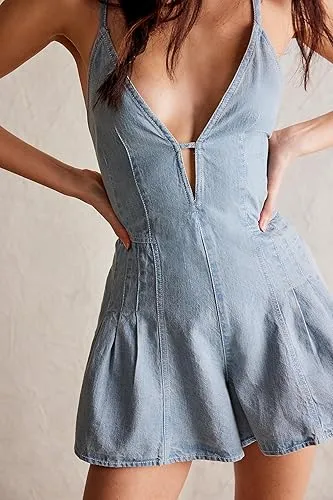 Women's Sleeveless Deep V Neck Shorts (Just $4 Each!)