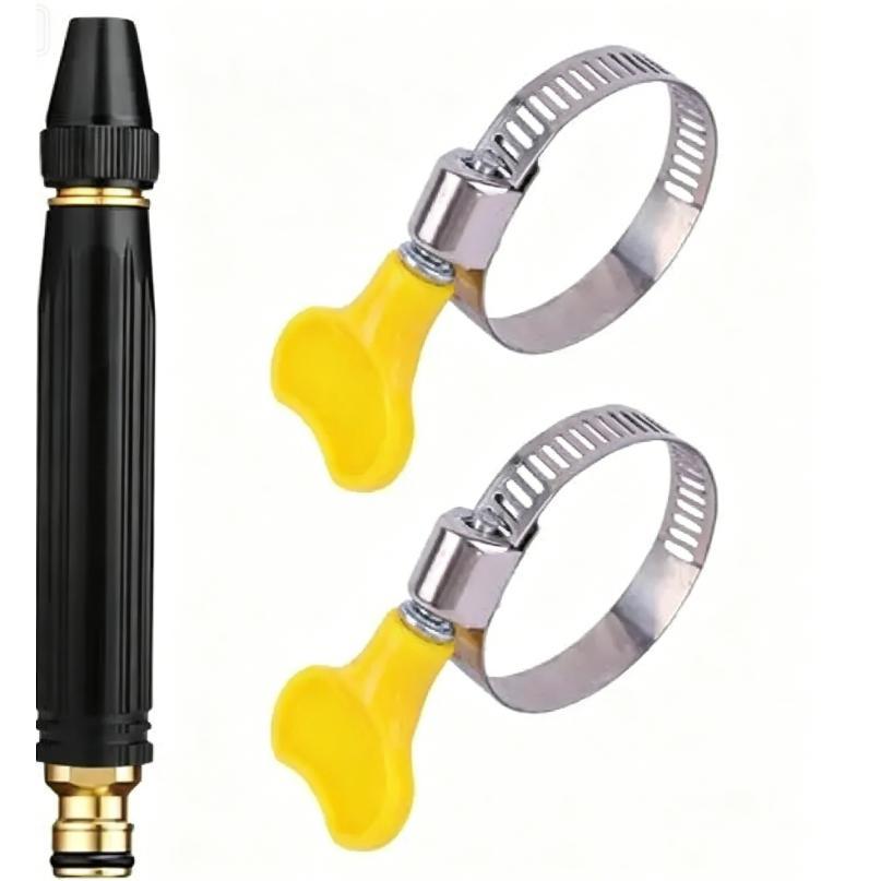 May Sale-Home high-pressure car wash water gun with booster nozzle and hose