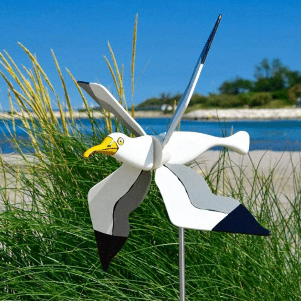 Birds Windmills Parrot & Seagull