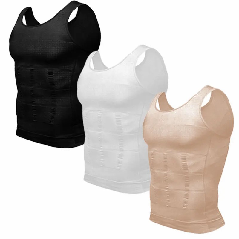 【3 pack】💪Men's Compression Shapewear Tank Top | Slim Fit Body Shaping Vest