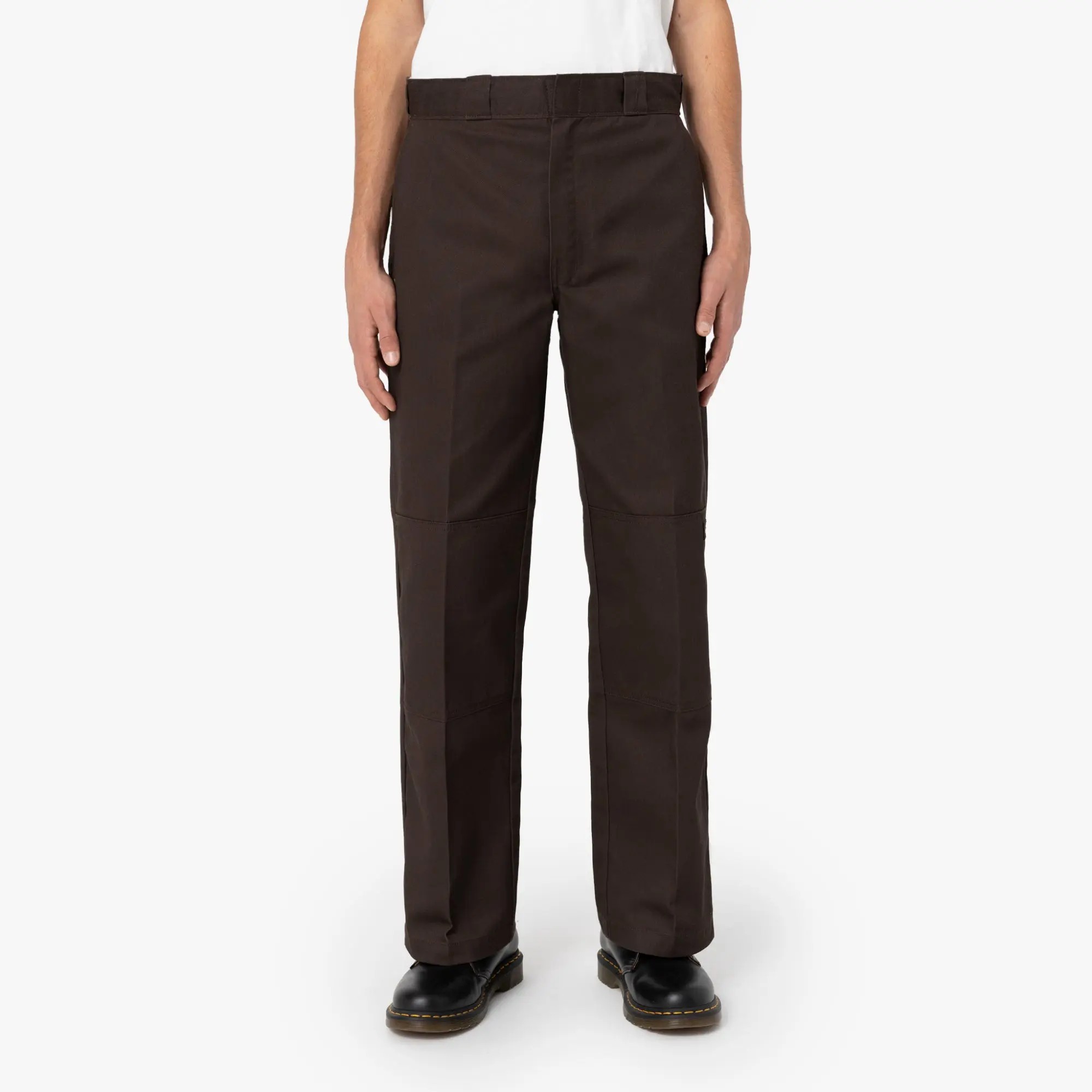 Men's Loose Fit Double Knee Work Pants – Durable Straight Leg Utility Trousers