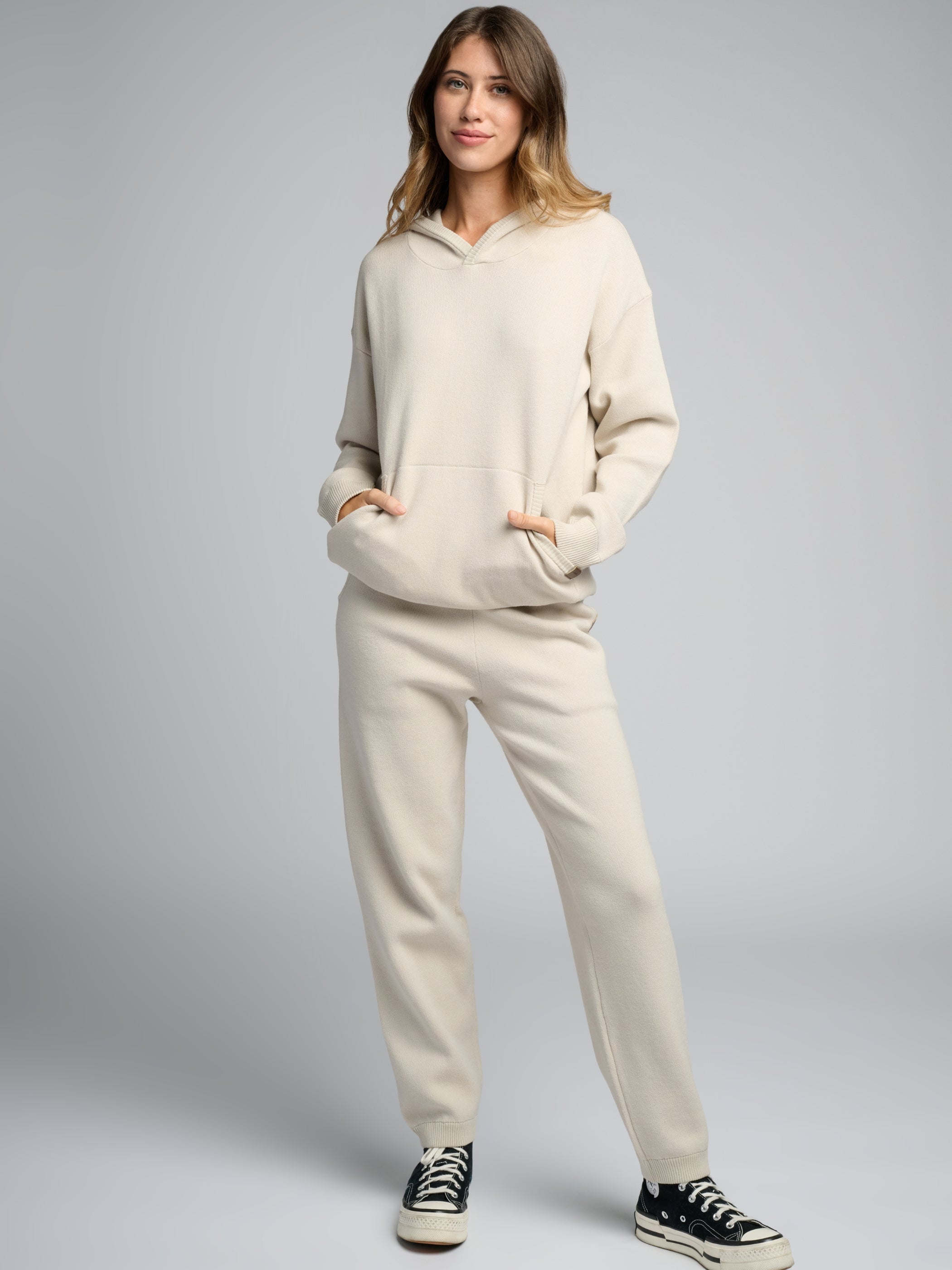 Sweater Knit Hoodie
