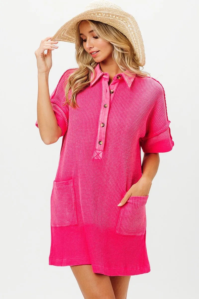 Mineral Washed Knit Dress