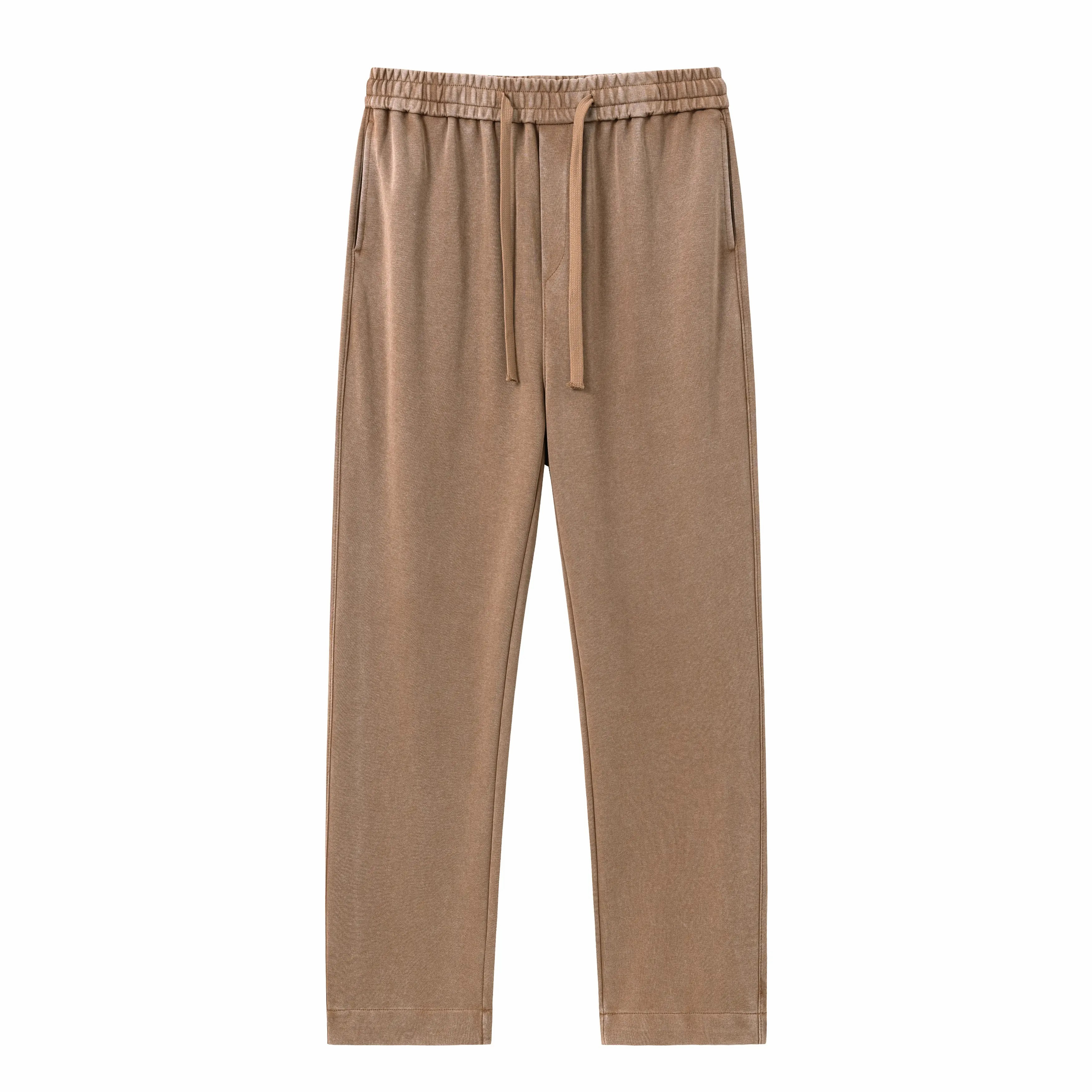 Unisex 4-Pack Acid Wash Cotton Sweatpants – Solid Color Athletic Casual All-Season Bottoms