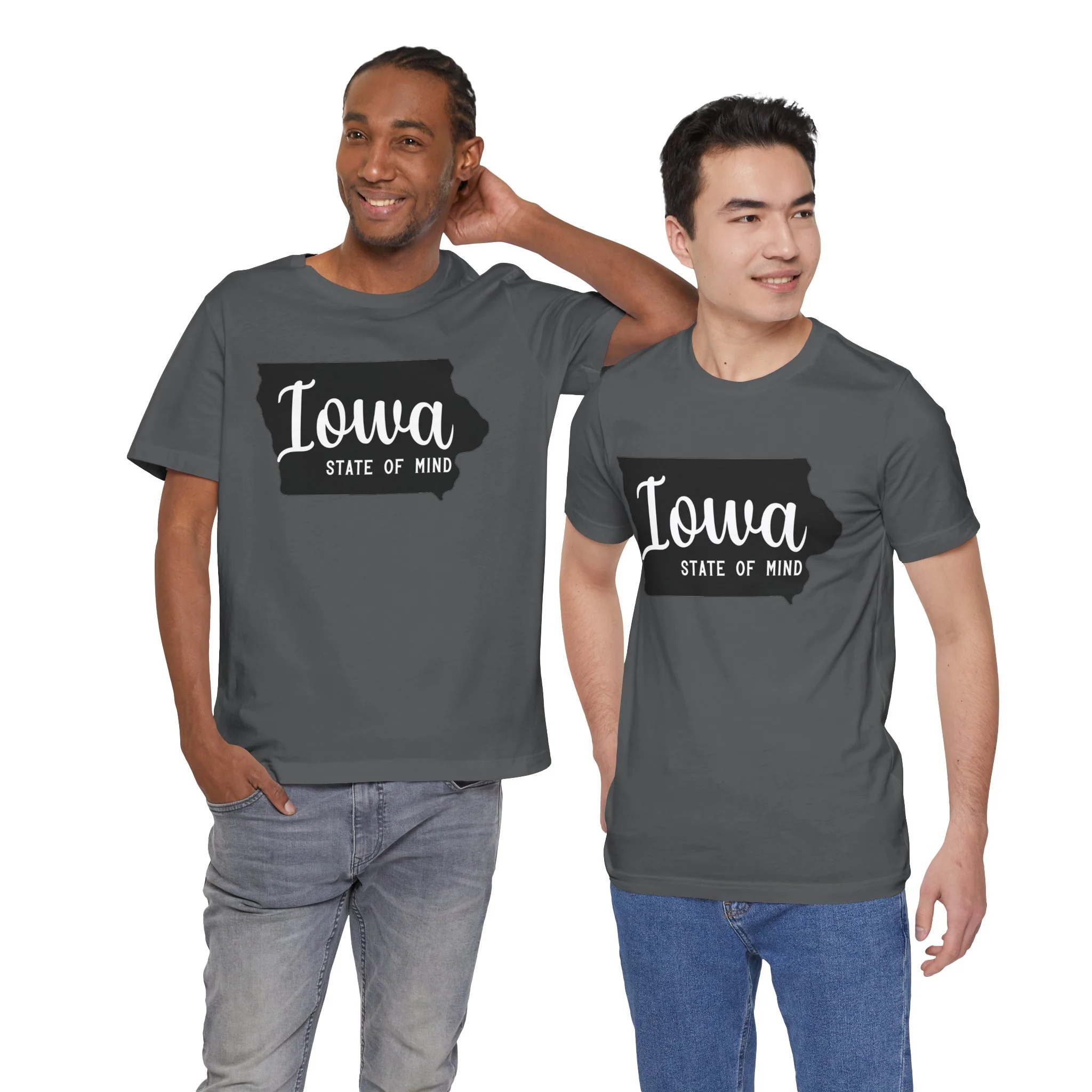 Iowa State of Mind Bella Canvas Jersey Short Sleeve Tee - Multiple Colors