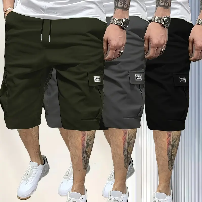 3 Piece Men's Shorts Set