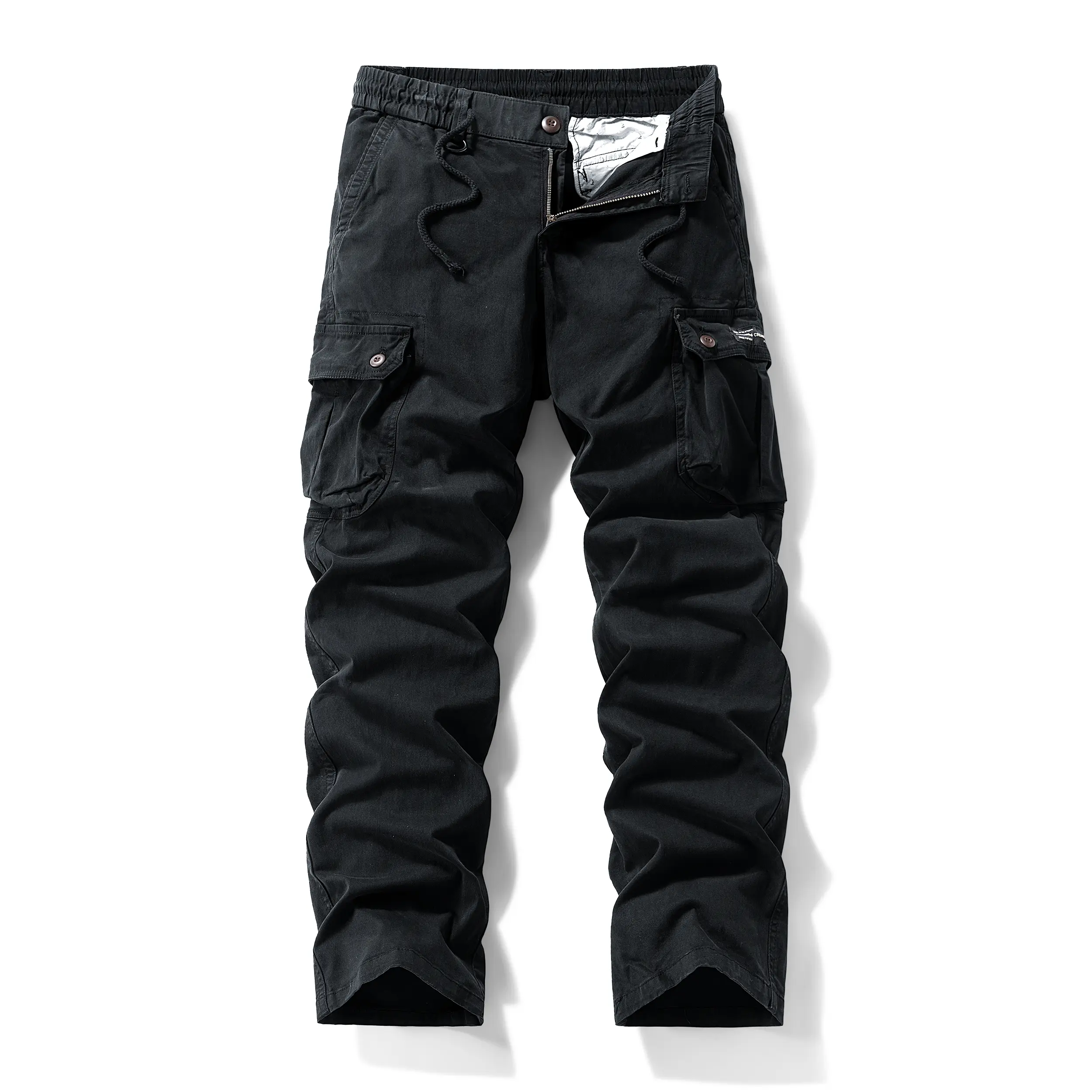 Washed Vintage Loose Tapered Work Pants - Classic Fit, Versatile for Work & Casual, Unique Vintage Wash Finish