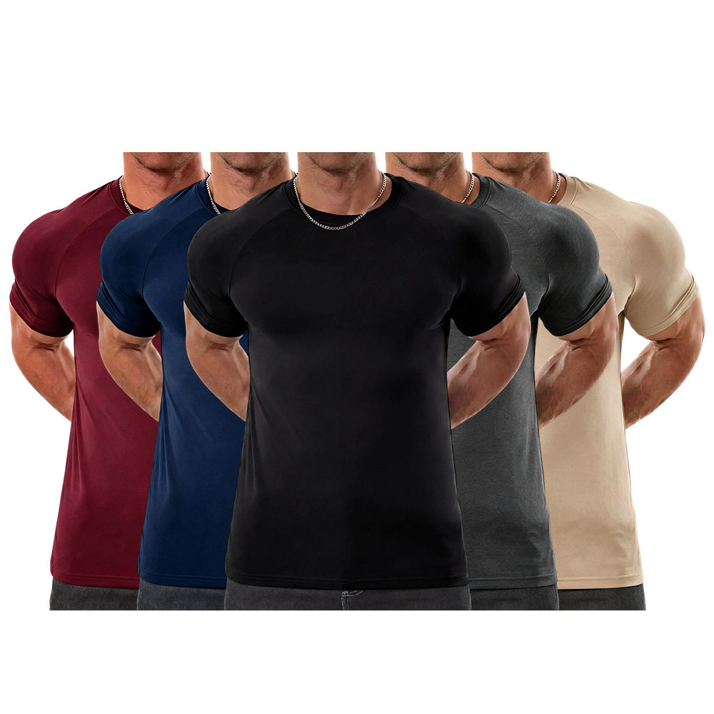 Men's Raglan Sleeve Tee, Athletic Tapered Fit