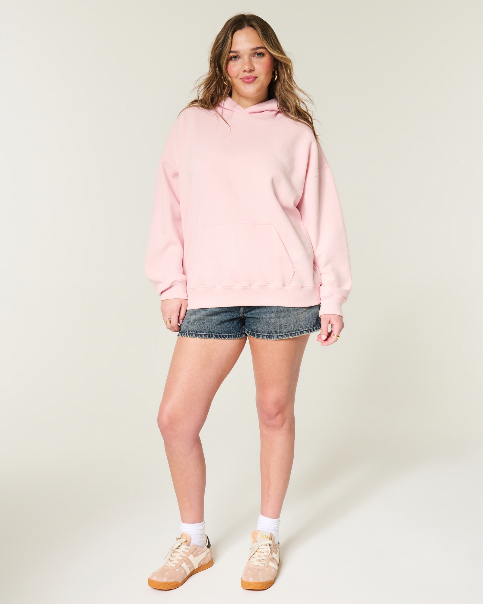 Hollister Feel Good Oversized Butterfly Graphic Hoodie