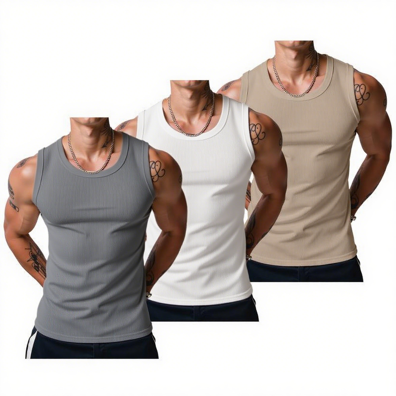 Sleeveless Tank Top Men's Summer Sports Clothing Workout Sports Muscle Shirt