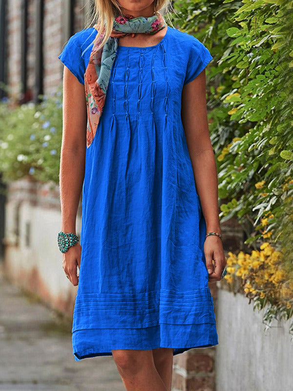 Loose Midi Skirt Slimming Dress