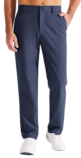 Men's Golf Pants Classic Fit Flat Front Work Dress Pants 29