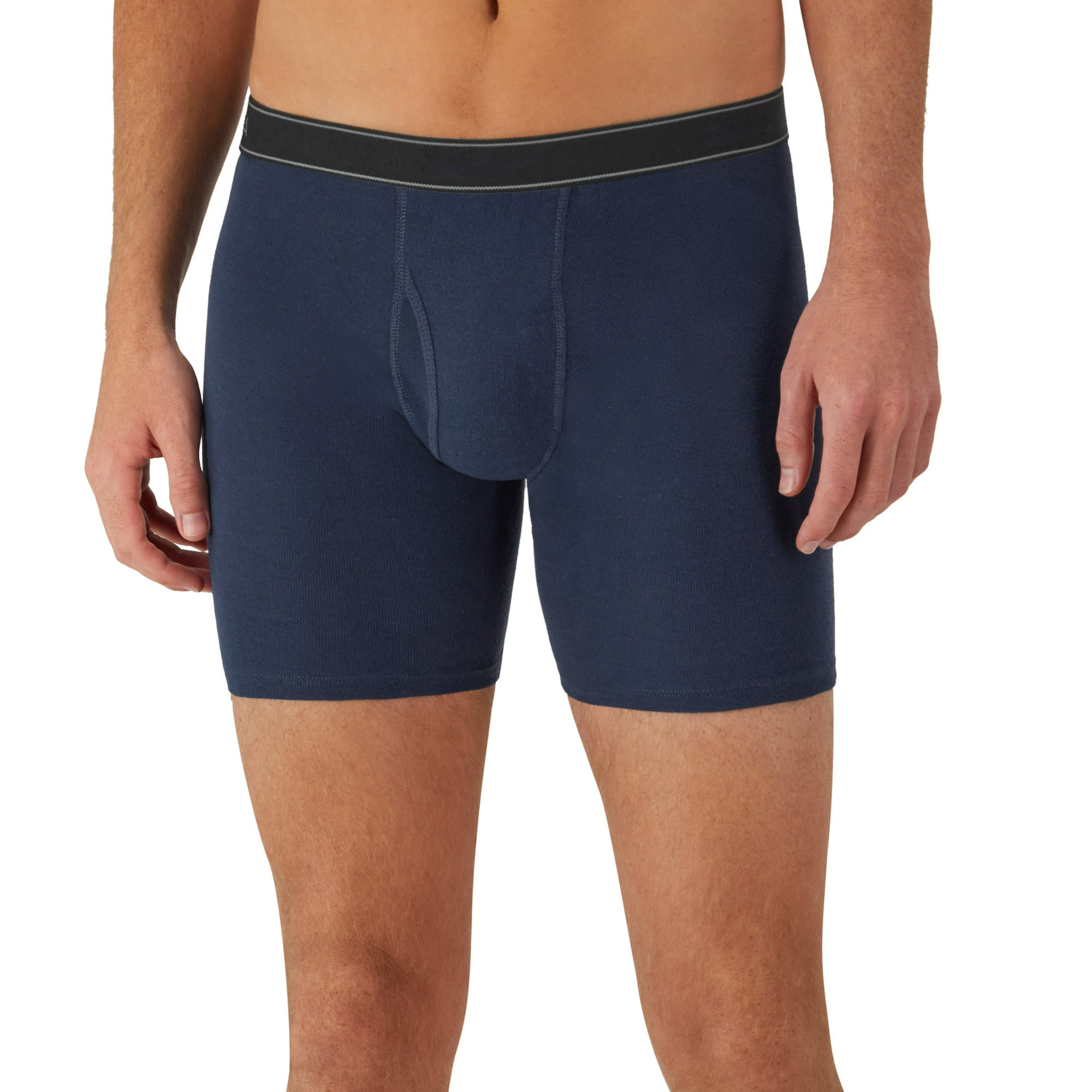 Men’s Everyday Cotton Boxer Briefs (Soft, Breathable Multi-Pack)