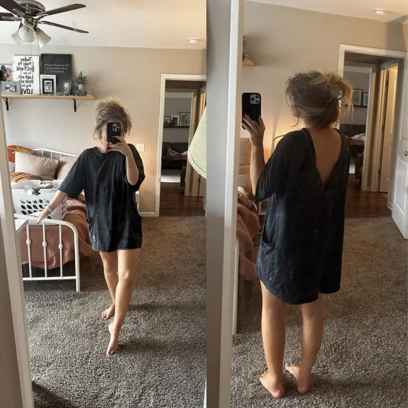 Women's Oversized Casual Athletic Romper