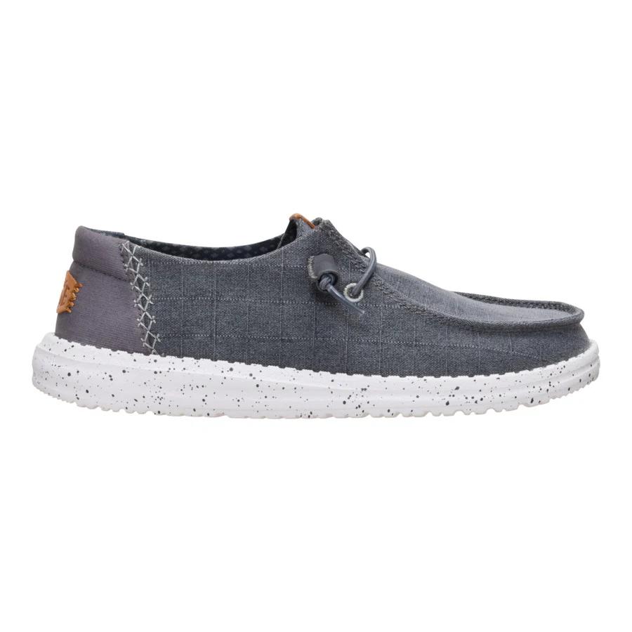 Wendy Chambray Grid - Charcoal