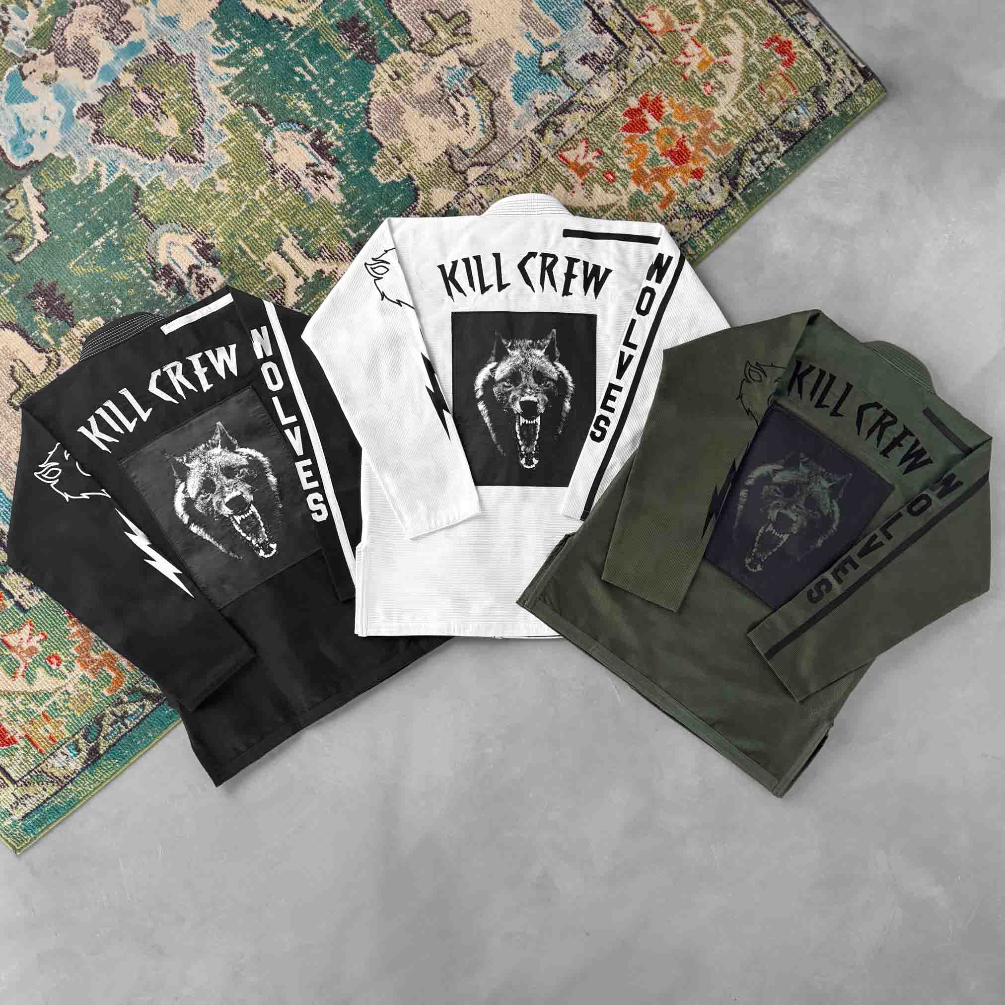 KILL CREW WOLF GI TOP - WHITE