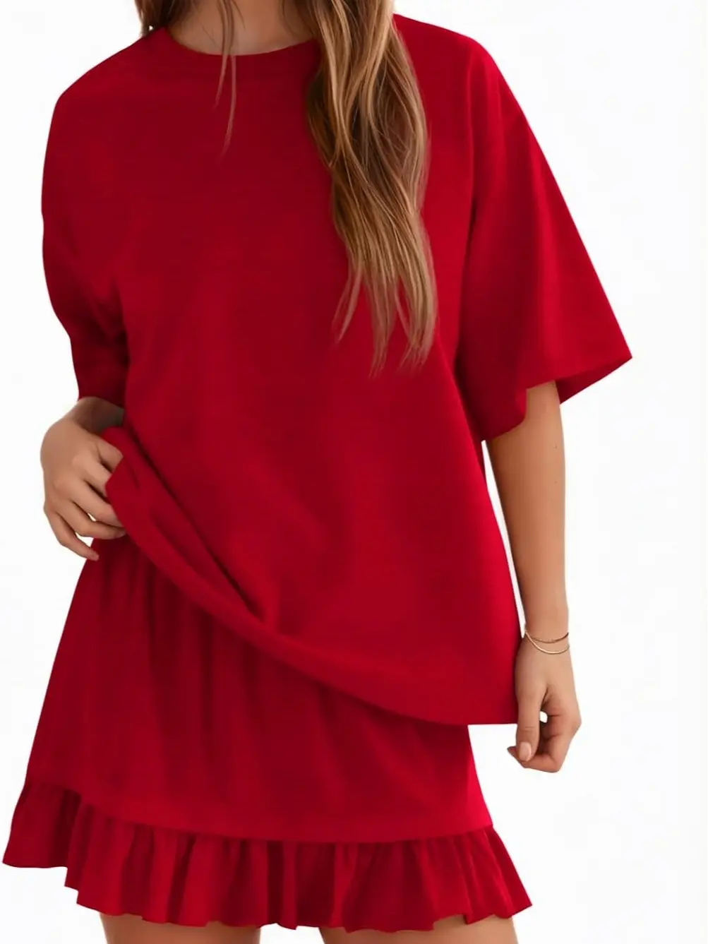 Women's 2-Piece Skirt Set for Summer Vacation