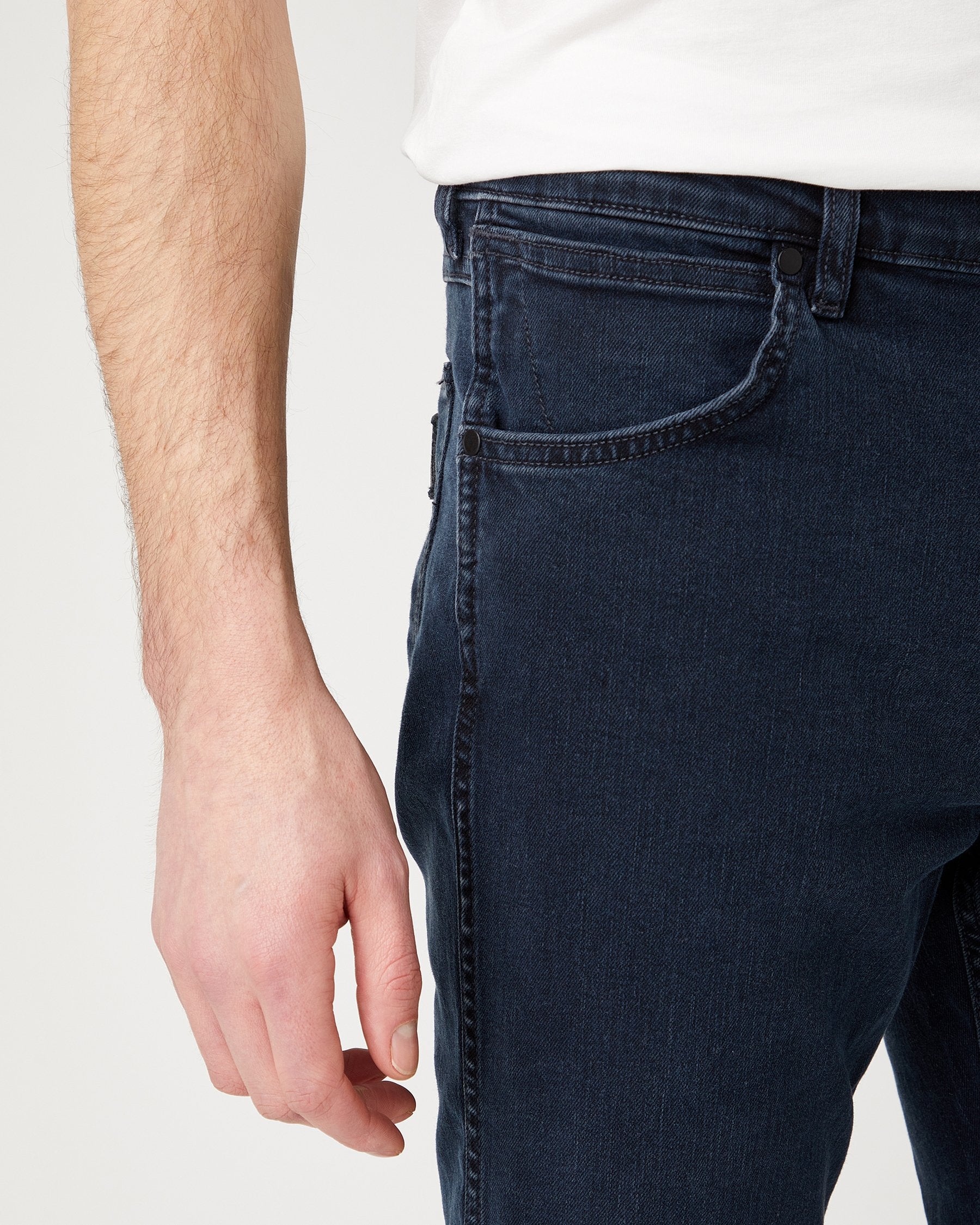 Greensboro Regular Fit Mens Jeans - Iron Blue