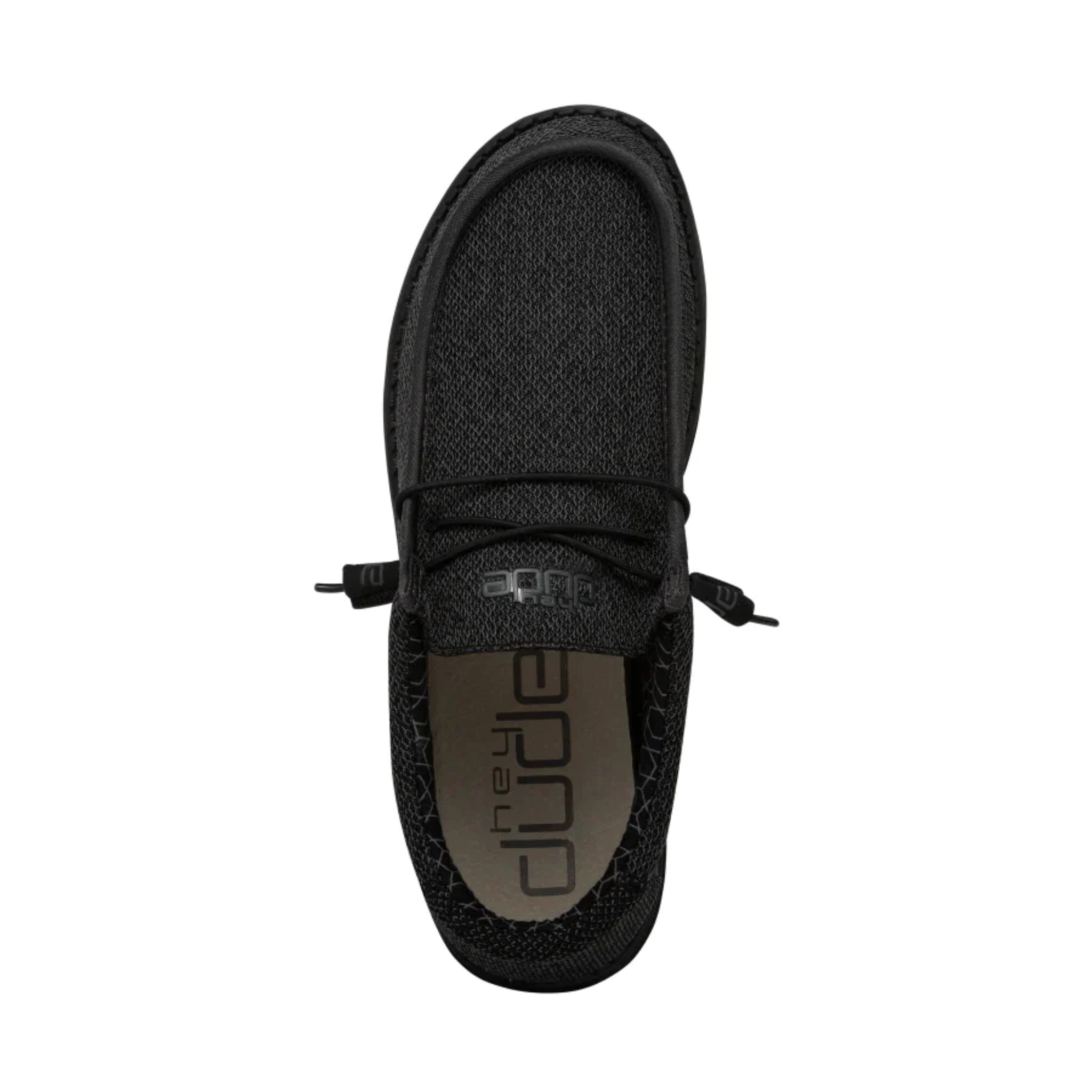 DUDE MEN'S WALLY SOX MICRO TOTAL BLACK - 400190XJ