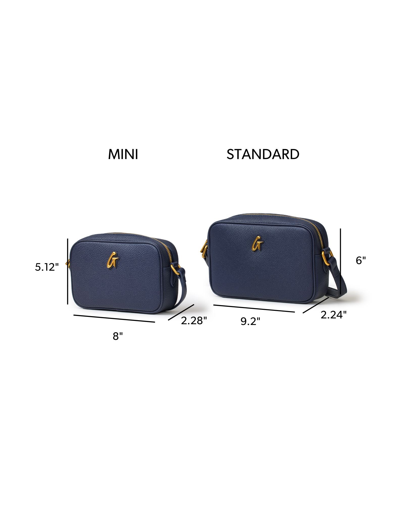 MINI PEBBLE CAMERA BAG - NAVY