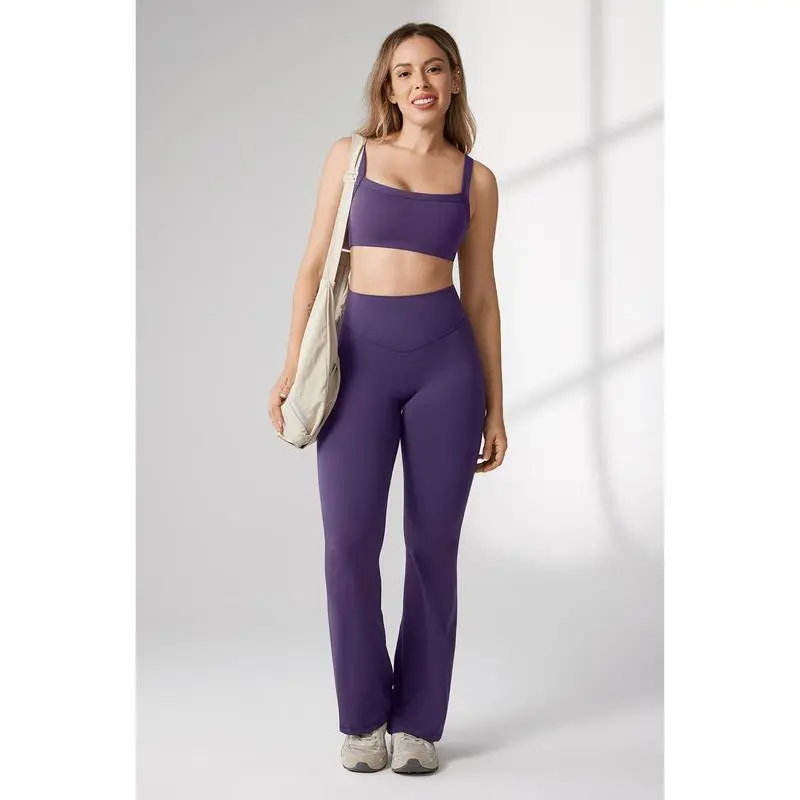 🔥8- PACK No Front Seam Flare Leggings 31