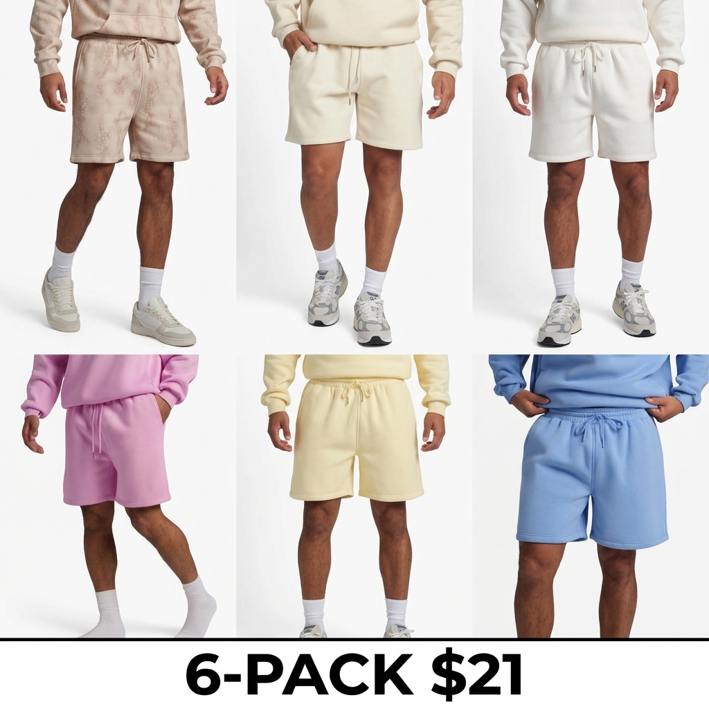 Unisex Basic Fleece Short – Cozy Lightweight Loungewear with Adjustable Drawstring Waist