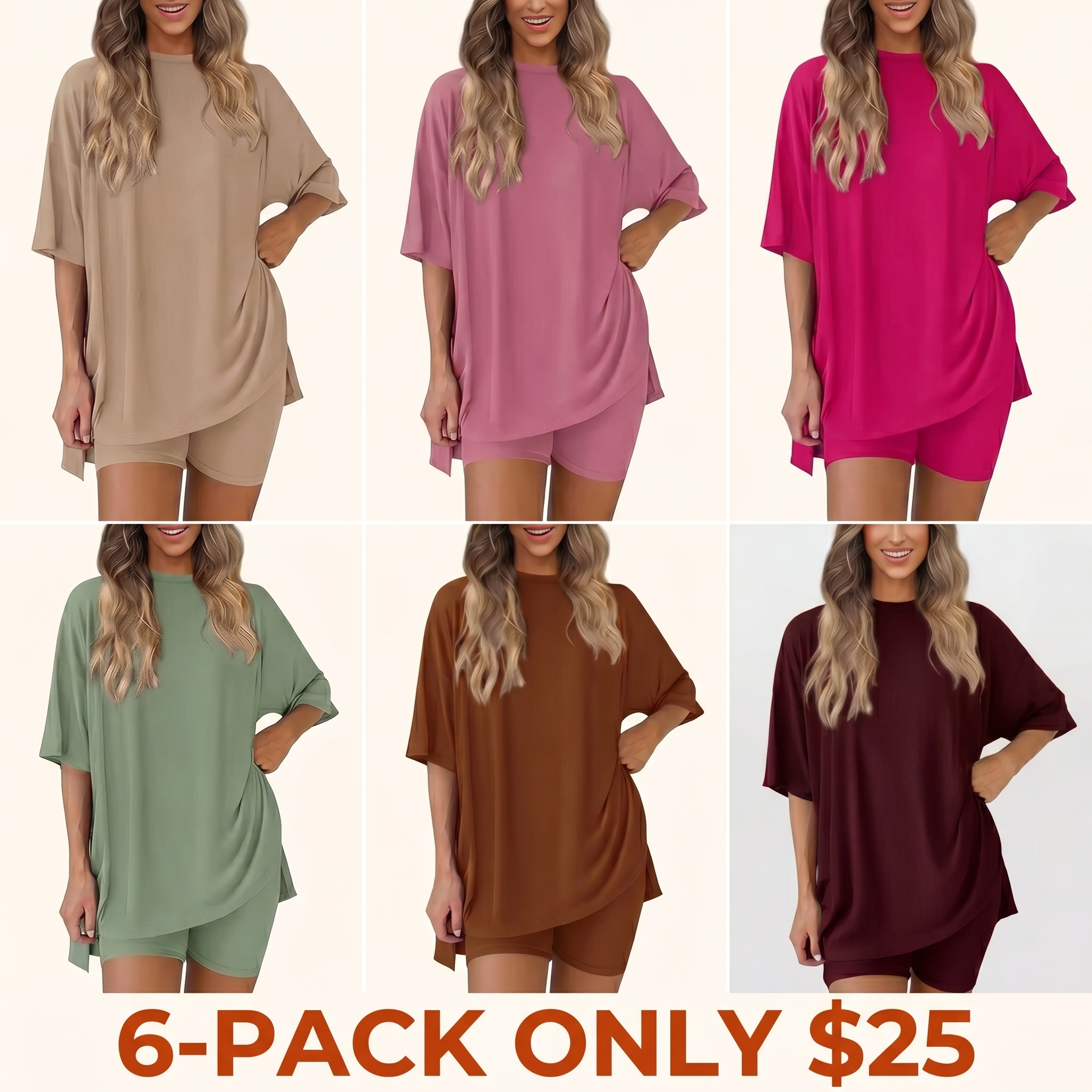 Women's Summer Casual Two-Piece Set: Minimalist Loungewear crafted from soft viscose fabric