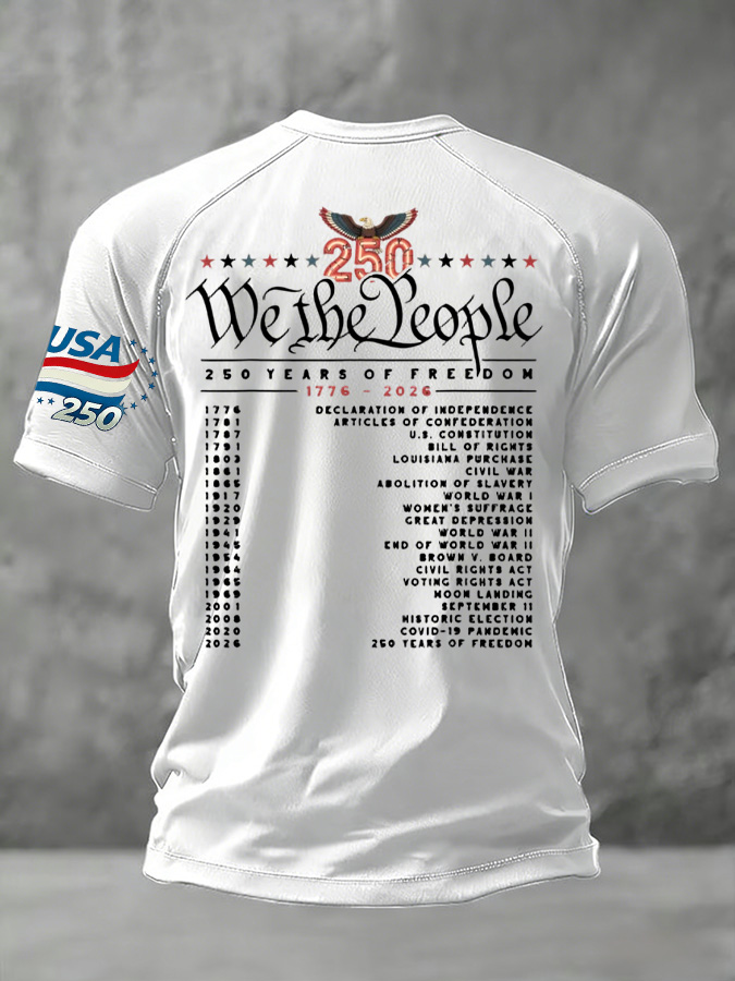Men'S And Women'S Casual 250Th Anniversary Founding Celebration Raglan T-Shirt